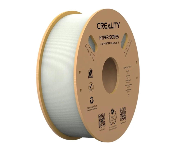 CREALITY Filament Hyper PLA  (Biały) - 1340680 - zdjęcie